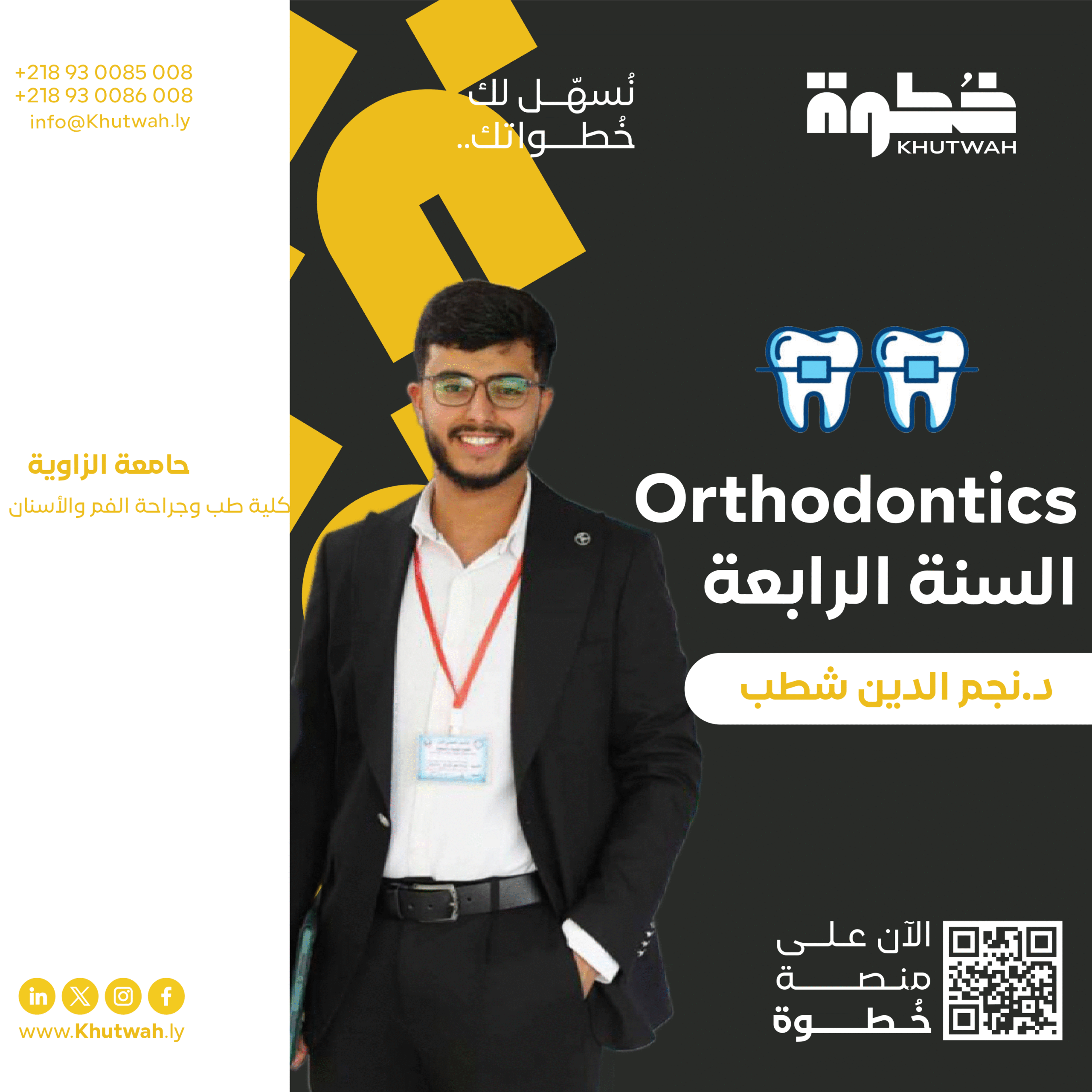 Orthodontics سنةرابعة أسنان جامعة الزاوية – د.نجم الدين شطب